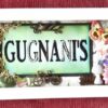 White 12x5 inch nameplate