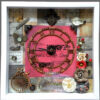 A handmade wall clock