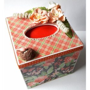 Tissue Box for home/office/car - a beautiful object of utility!